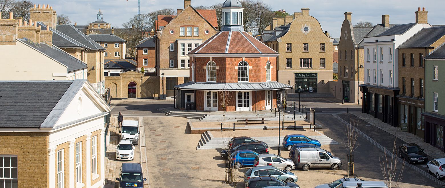 Poundbury, Dorset, England